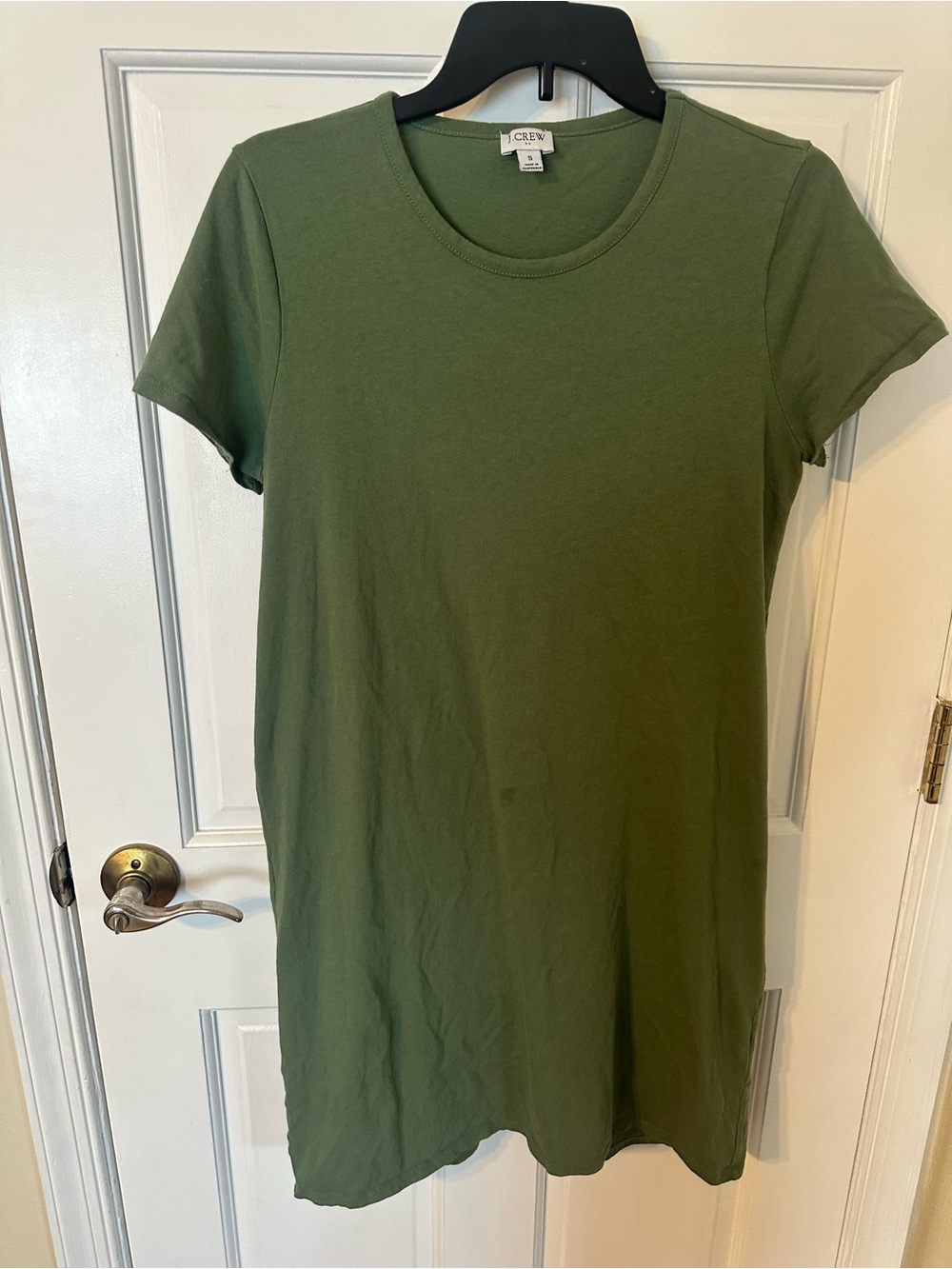 J. Crew Olive Crewneck Tee